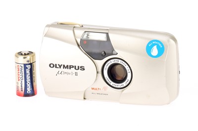 Lot 123 - An Olympus mju II Ultra Compact 35mm Camera