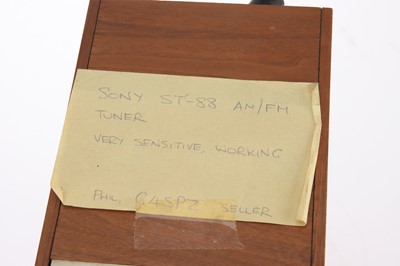 Lot 459 - A Sony ST-88 Solid State Stereo Tuner