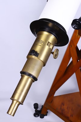 Lot 187 - Large & Impressive 4in Astronomical Telescope By Carl Zeiss Jena