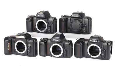 Lot 43 - A Selection of Nikon 35mm SLR Camera Bodies