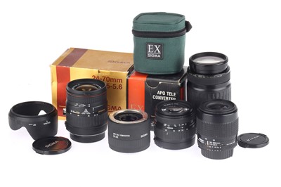 Lot 235 - A Mixed Selection of Camera Lenses