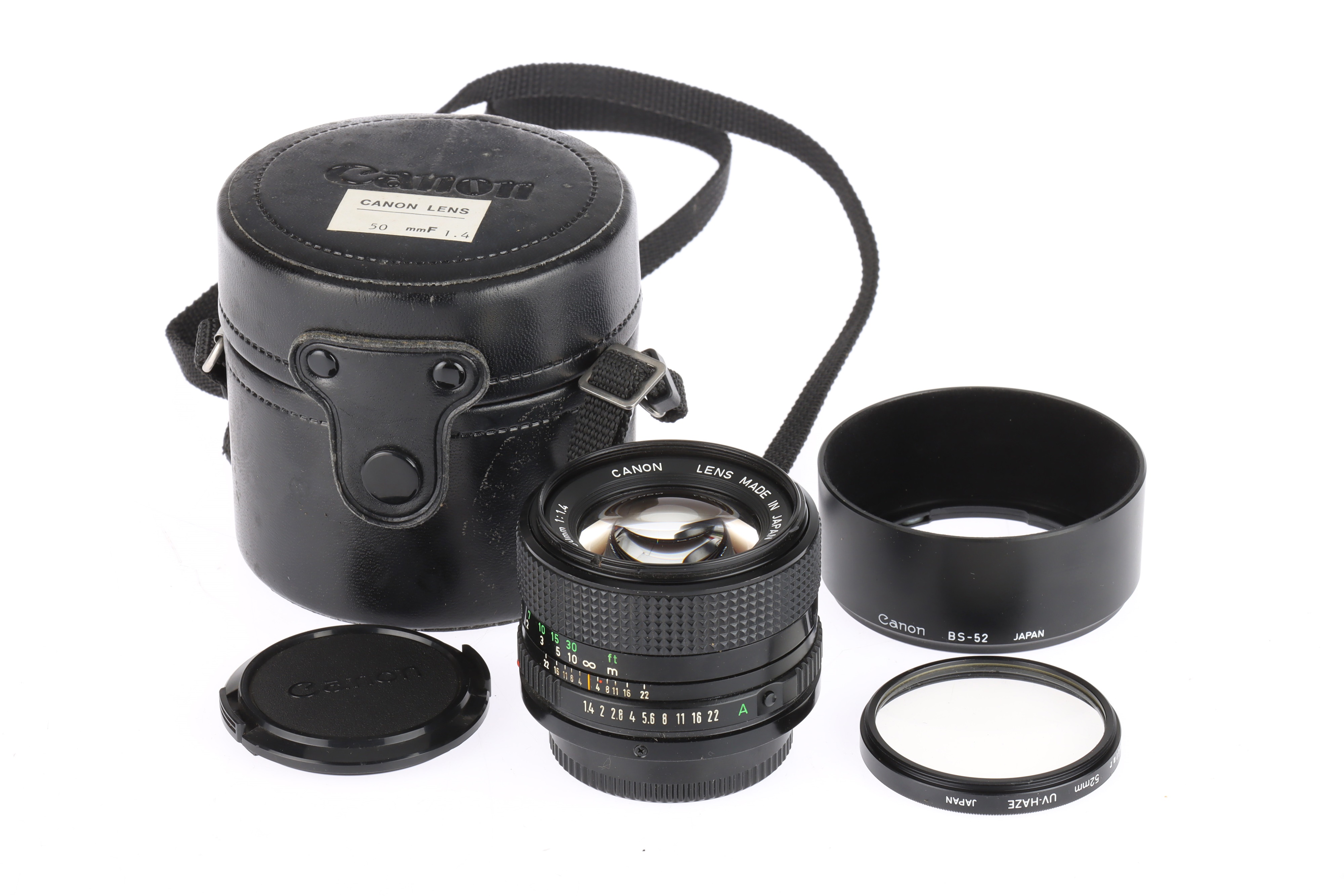 Lot 238 A Canon FDn f/1.4 50mm Lens