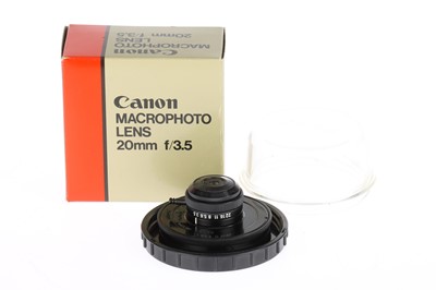 Lot 240 - A Canon Macro Photo f/3.5 20mm Lens