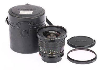 Lot 253 - A Canon FDn f/2.8 20mm Lens