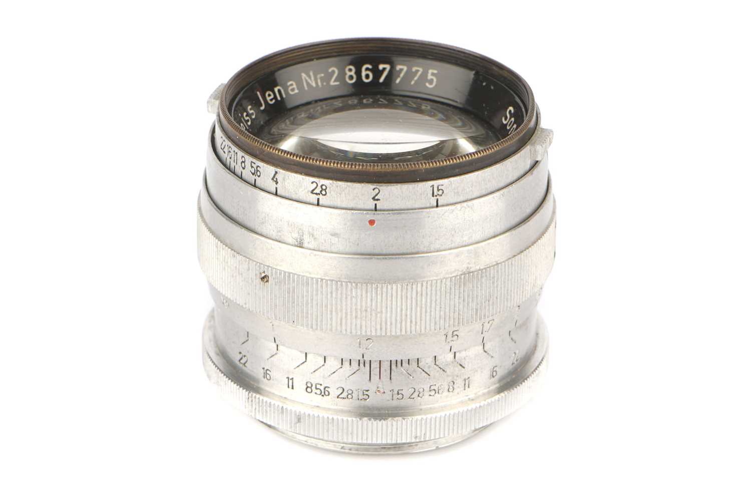 Lot 108 - A Carl Zeiss Jena Sonnar T f/1.5 50mm Lens,