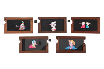 Lot 217 - Magic Lantern Slipping Slides of Growing Noses