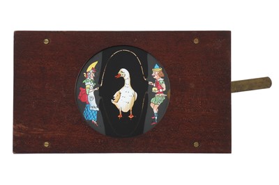 Lot 292 - A ‘Goose skipping, with Punch and Judy’ Magic Lantern Slide