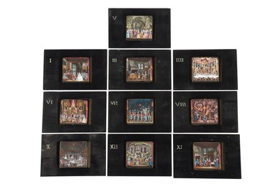 Lot 246 - An Unusual Set of 10 French ‘Cinderella’ Magic Lantern Slides.