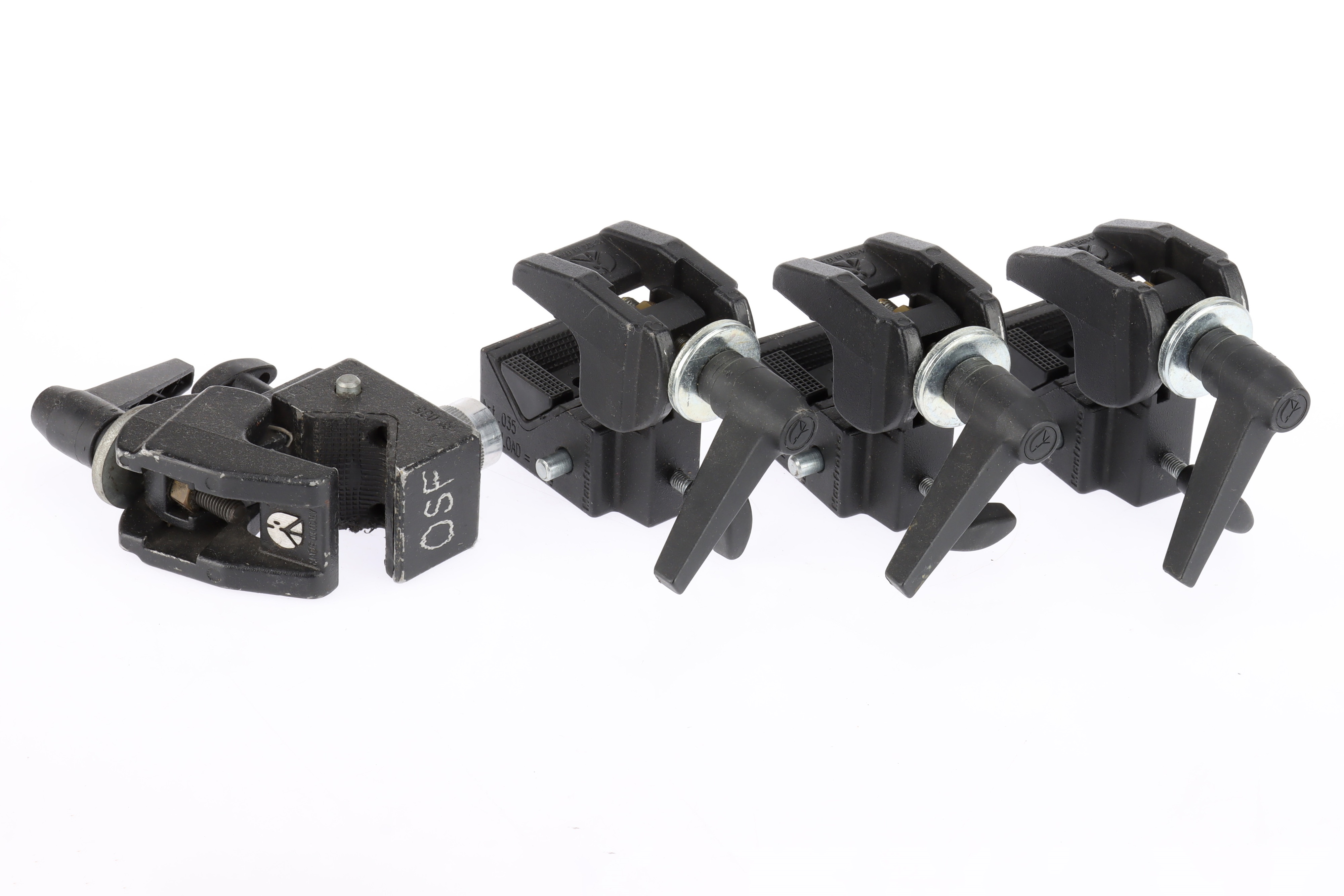 2 Pinces Manfrotto D'occasion – En état De Fonctionnement, Bonnes Pour Studio !