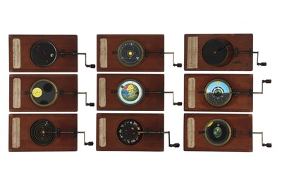 Lot 275 - A Complete Set of 9 Astronomical Lantern Slides