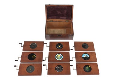 Lot 275 - A Complete Set of 9 Astronomical Lantern Slides