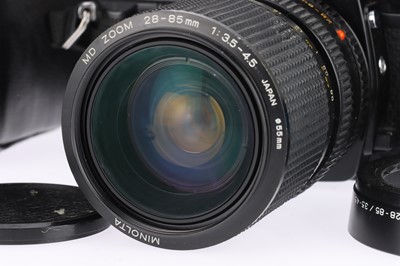 Lot 53 - A Minolta X-700 MPS 35mm SLR Camera Outfit