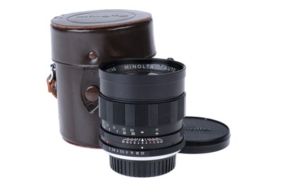 Lot 196 - A Minolta Rokkor-PF f/2 100mm Lens