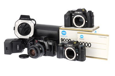 Lot 76 - A Selection of Minolta 35mm Cameras