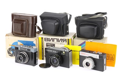 Lot 69 - A Selection of Soviet Cameras