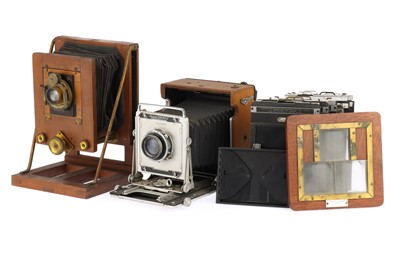 Lot 177 - A Graflex and a Lancaster Large Format View Cameras