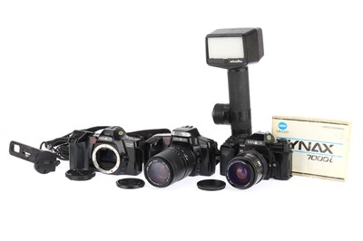 Lot 68 - A Group of Minolta 35mm SLR Cameras