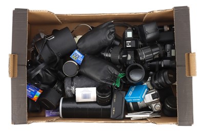 Lot 67 - A Group of Minolta SLR Cameras with Lenses and Accessories