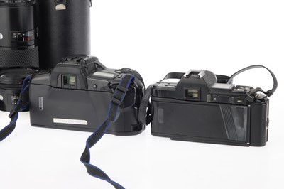 Lot 74 - Two Minolta AF 35mm SLR Cameras with Lenses