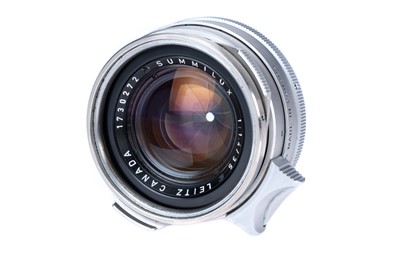 Lot 60 - A Leitz Summilux 'Steel Rim' f/1.4 35mm Lens