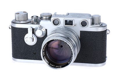 Lot 22 - A Leica IIIf 'Midland Ontario' Rangefinder Camera Set
