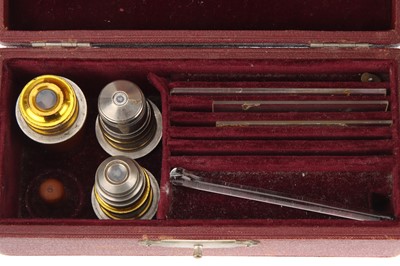 Lot 111 - A Fuess Petrological Microscope