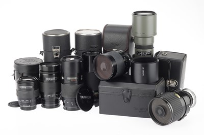 Lot 276 - A Tray of Various Telephoto and Zoom Lenses