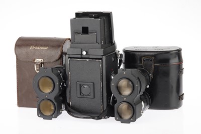 Lot 156 - A Mamiya C330 Professional S Medium Format TLR Camera Outfit