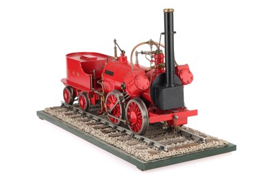 Lot 202 - A 3in Guage Model of Canterbury & Whitstable Railway 0-4-0 Locomotive & Tender 'INVICTA'