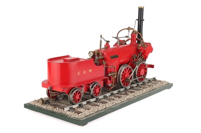 Lot 202 - A 3in Guage Model of Canterbury & Whitstable Railway 0-4-0 Locomotive & Tender 'INVICTA'