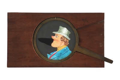 Lot 444 - Magic Lantern Slide of Man with Growing Chin