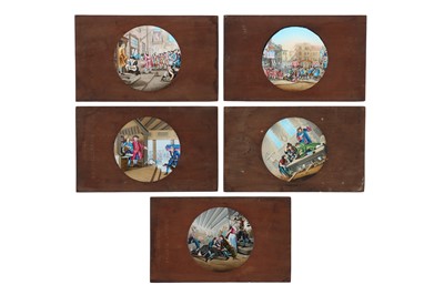 Lot 268 - Magic Lantern Slides of Hogarth's Drawings