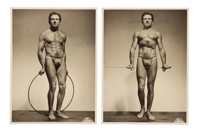 Lot 89 - 1950's Bodybuilding Photographs, Lucien Bacquemane, Studio Arax