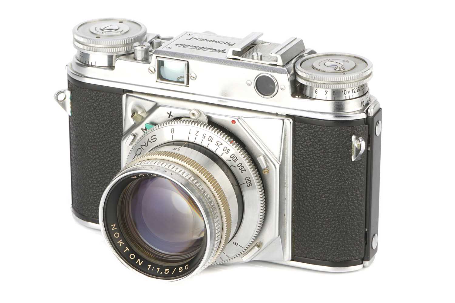 Lot 142 - A Voigtlander Prominent Rangefinder Camera