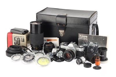 Lot 93 - A Mixed Selection of Cameras, Lenses, & Accessories