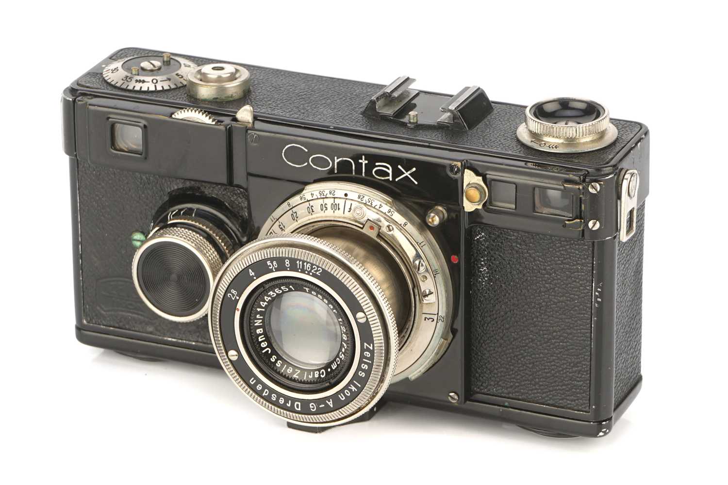 Lot 145 - A Zeiss Ikon Contax Ie Rangefinder Camera