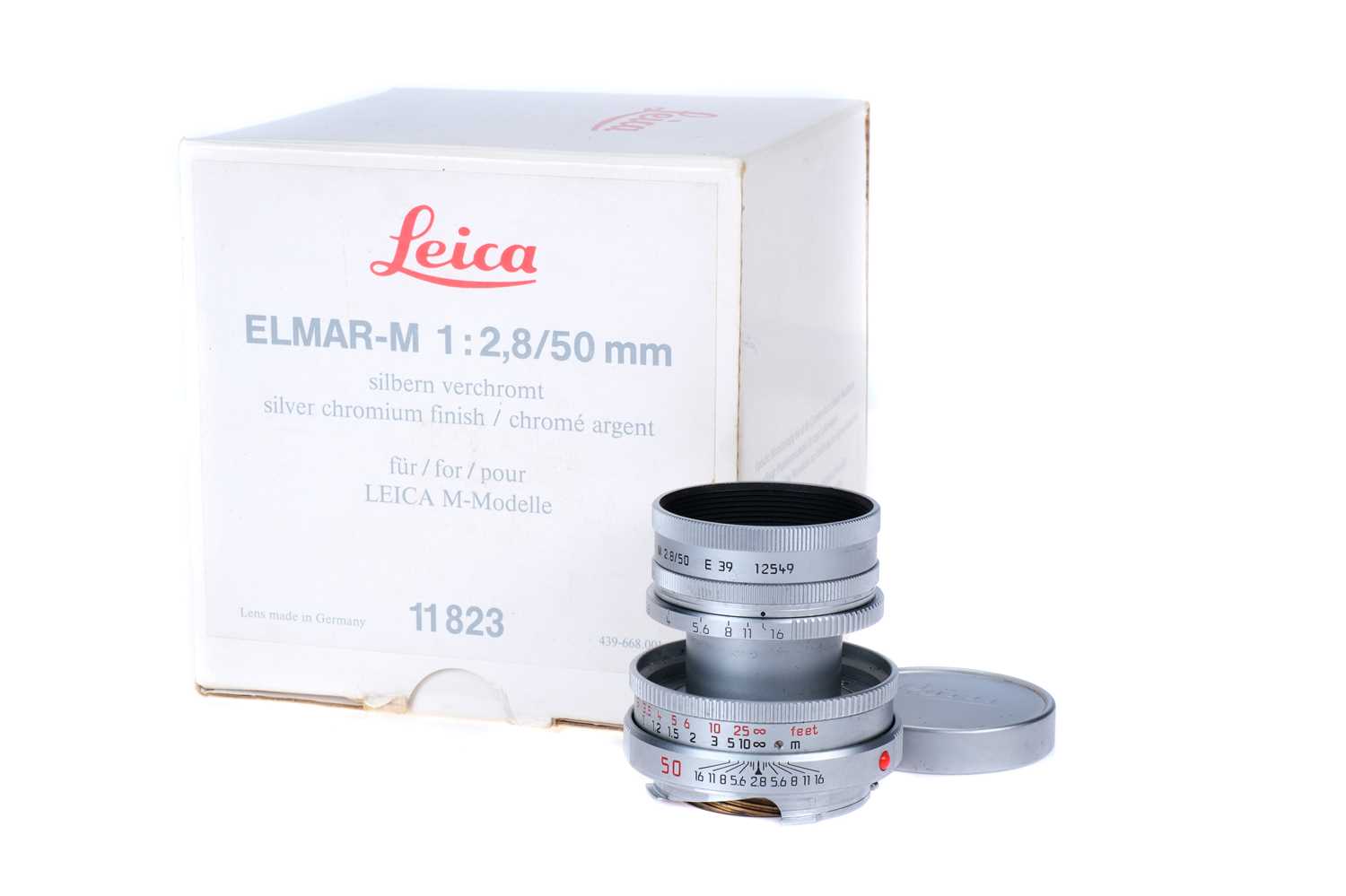 Lot 67 - A Leica Elmar-M f/2.8 50mm Lens