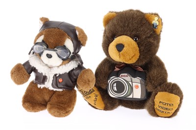 Lot 100 - Two 'Leica' Teddy Bears