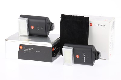 Lot 95 - A Leica SF 24D and a Leica SF 20 Electronic Flashguns