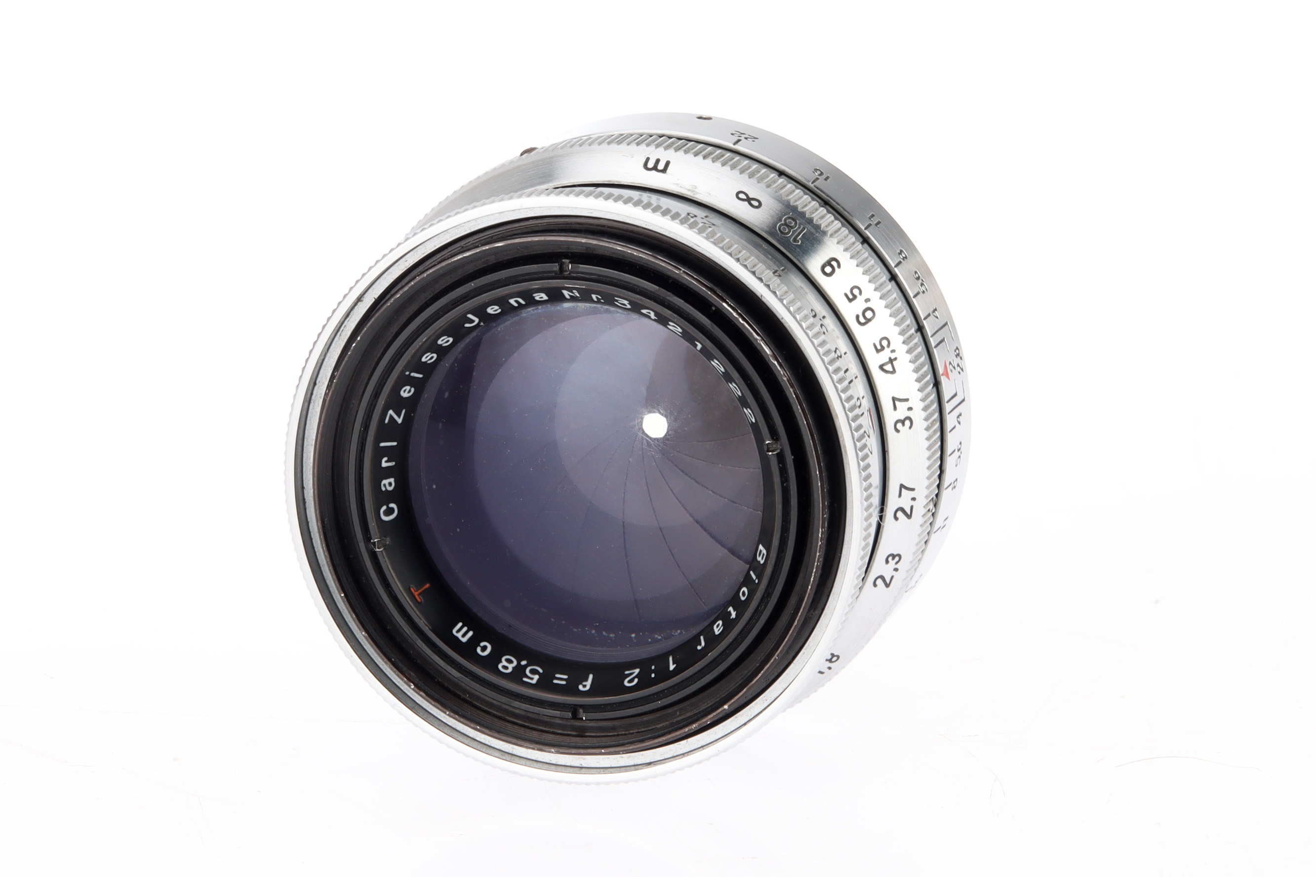 Objectif Carl Zeiss Biotar 2/58mm – Monture Exakta – Occasion Bon état – Ouverture F/2