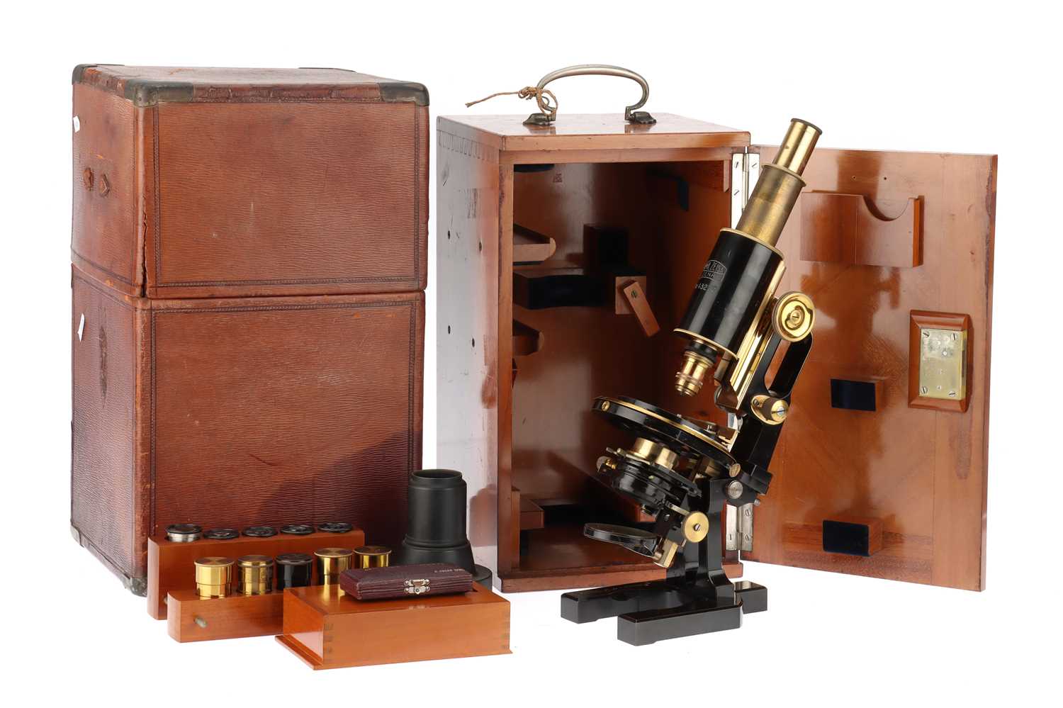 Lot 234 - A Large Zeiss Jug Handle Microscope,