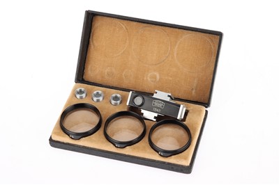 Lot 331 - A Zeiss Ikon Contameter 1343 Closeup Lens & Rangefinder Set