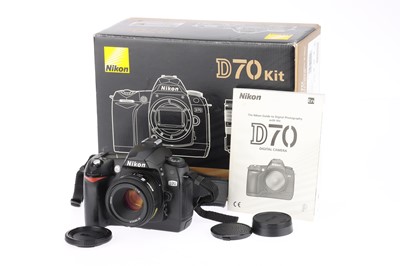 Lot 136 - A Nikon D70 Digital SLR Camera