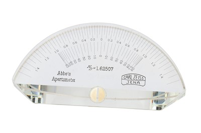 Lot 145 - A Zeiss Abbe's Apertometer