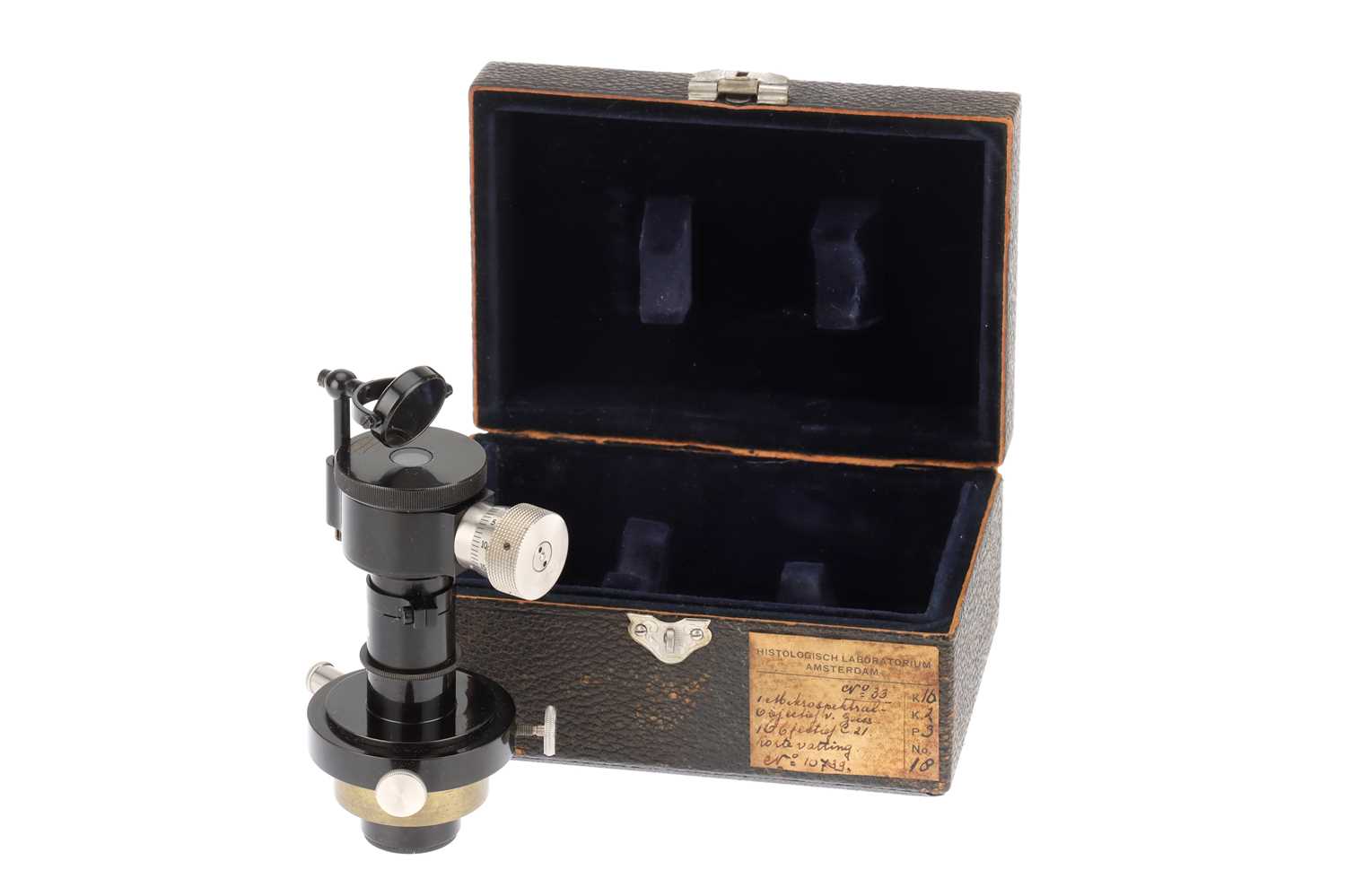 Lot 740 - A Substage Spectroscope By Carl Zeiss Jena,