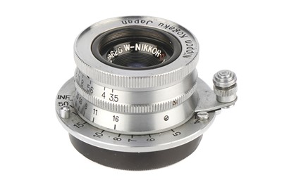 Lot 154 - A Nikon W-Nikkor.C f/3.5 35mm Lens