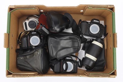 Lot 138 - A Selection of Nikon SLR Camera Bodies