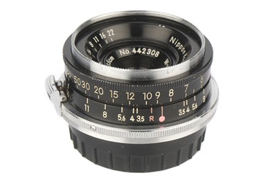 Lot 156 - A Nikon W-Nikkor f/3.5 35mm Lens