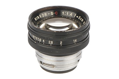 Lot 157 - A Nikon Nikkor-S.C. f/1.4 50mm Lens