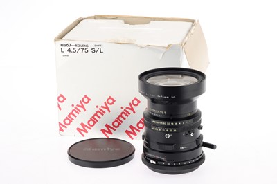 Lot 264 - A Mamiya Shift L f/4.5 75mm S/L Camera Lens